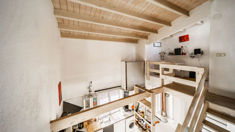 Office above the kitchen