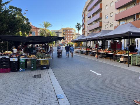 Market in Dénia